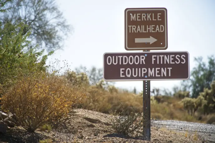 Outdoor Fitness Equipment Signs