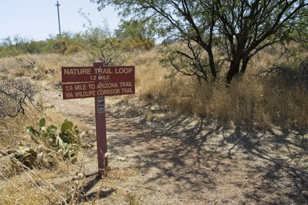 Nature Trail Loop Sign